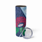 New South Wales Oztag Custom Skinny Tumbler NSW Waratah Indigenous Art