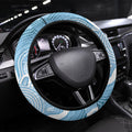 New South Wales Oztag Steering Wheel Cover NSW Waratah Indigenous Art