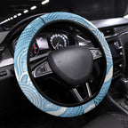 New South Wales Oztag Steering Wheel Cover NSW Waratah Indigenous Art