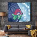 New South Wales Oztag Custom Tapestry NSW Waratah Indigenous Art