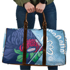 New South Wales Oztag Custom Travel Bag NSW Waratah Indigenous Art