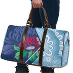 New South Wales Oztag Custom Travel Bag NSW Waratah Indigenous Art