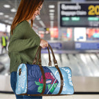 New South Wales Oztag Custom Travel Bag NSW Waratah Indigenous Art