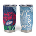 New South Wales Oztag Custom Tumbler Cup NSW Waratah Indigenous Art