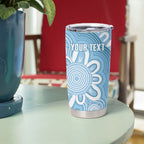 New South Wales Oztag Custom Tumbler Cup NSW Waratah Indigenous Art