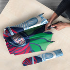 New South Wales Oztag Custom Umbrella NSW Waratah Indigenous Art