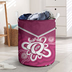 Queensland Oztag Custom Laundry Basket QLD Indigenous Art