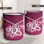 Queensland Oztag Custom Laundry Basket QLD Indigenous Art