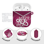 Queensland Oztag Custom AirPods Case QLD Indigenous Art