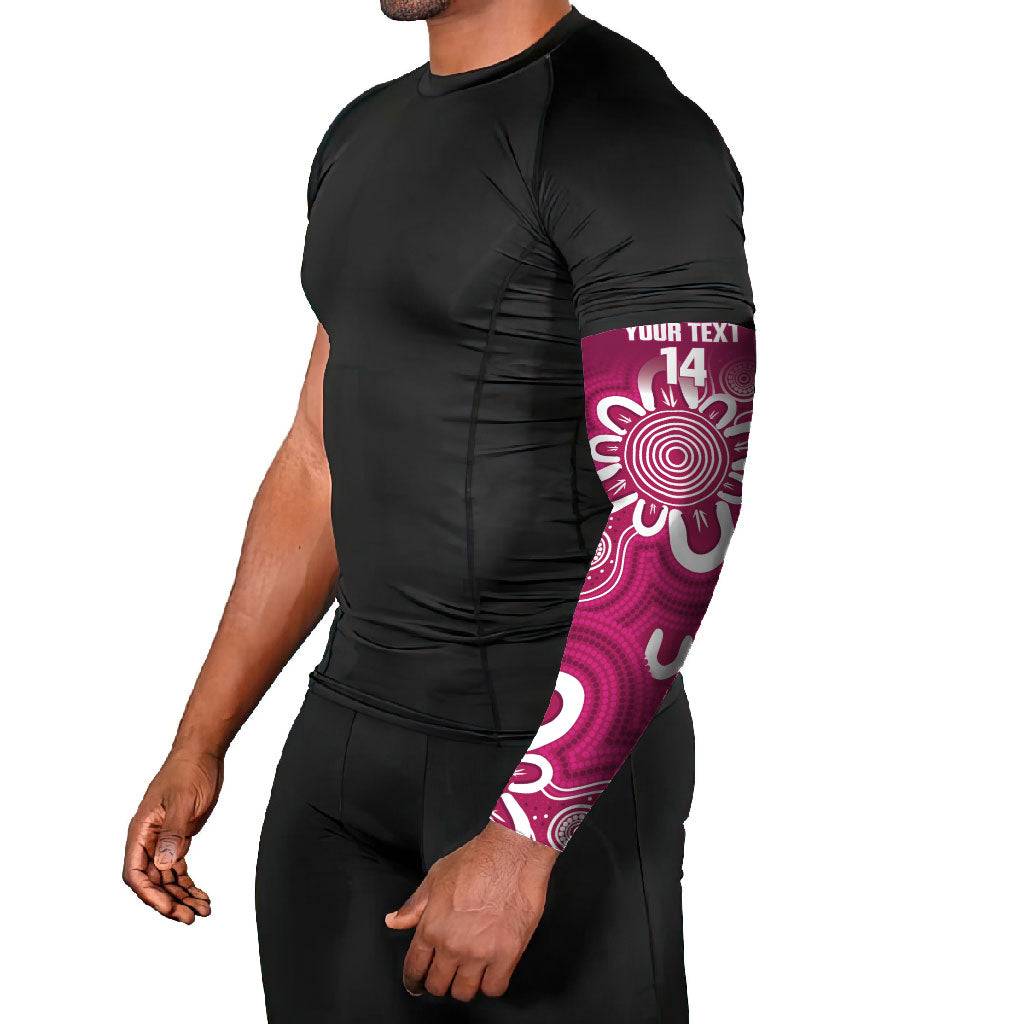 Queensland Oztag Custom Arm Sleeves QLD Indigenous Art