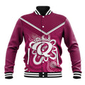 Queensland Oztag Custom Baseball Jacket QLD Indigenous Art