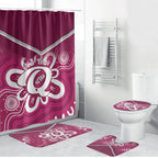 Queensland Oztag Custom Bathroom Set QLD Indigenous Art