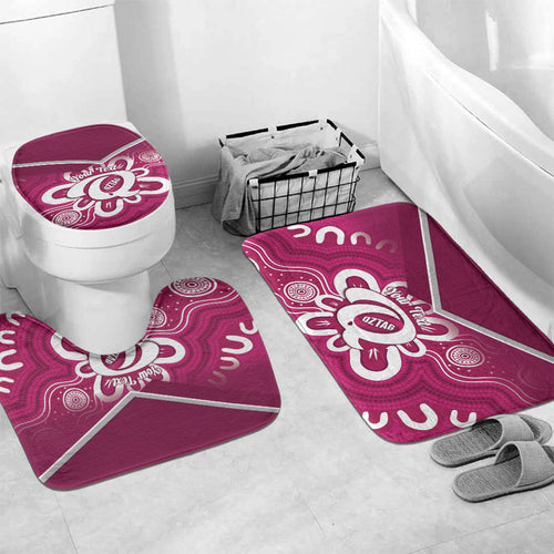 Queensland Oztag Custom Bathroom Set QLD Indigenous Art