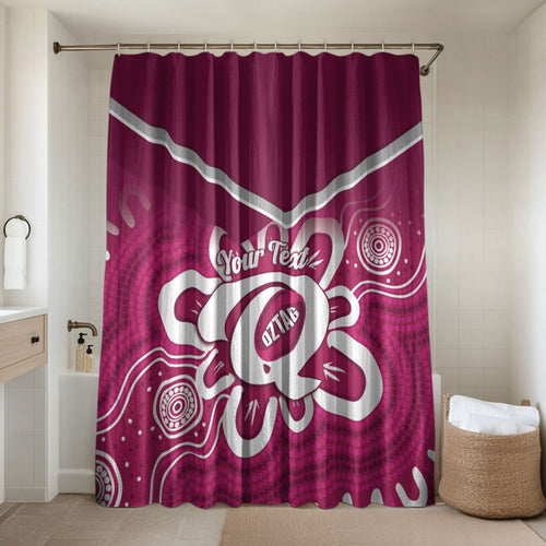 Queensland Oztag Custom Bathroom Set QLD Indigenous Art