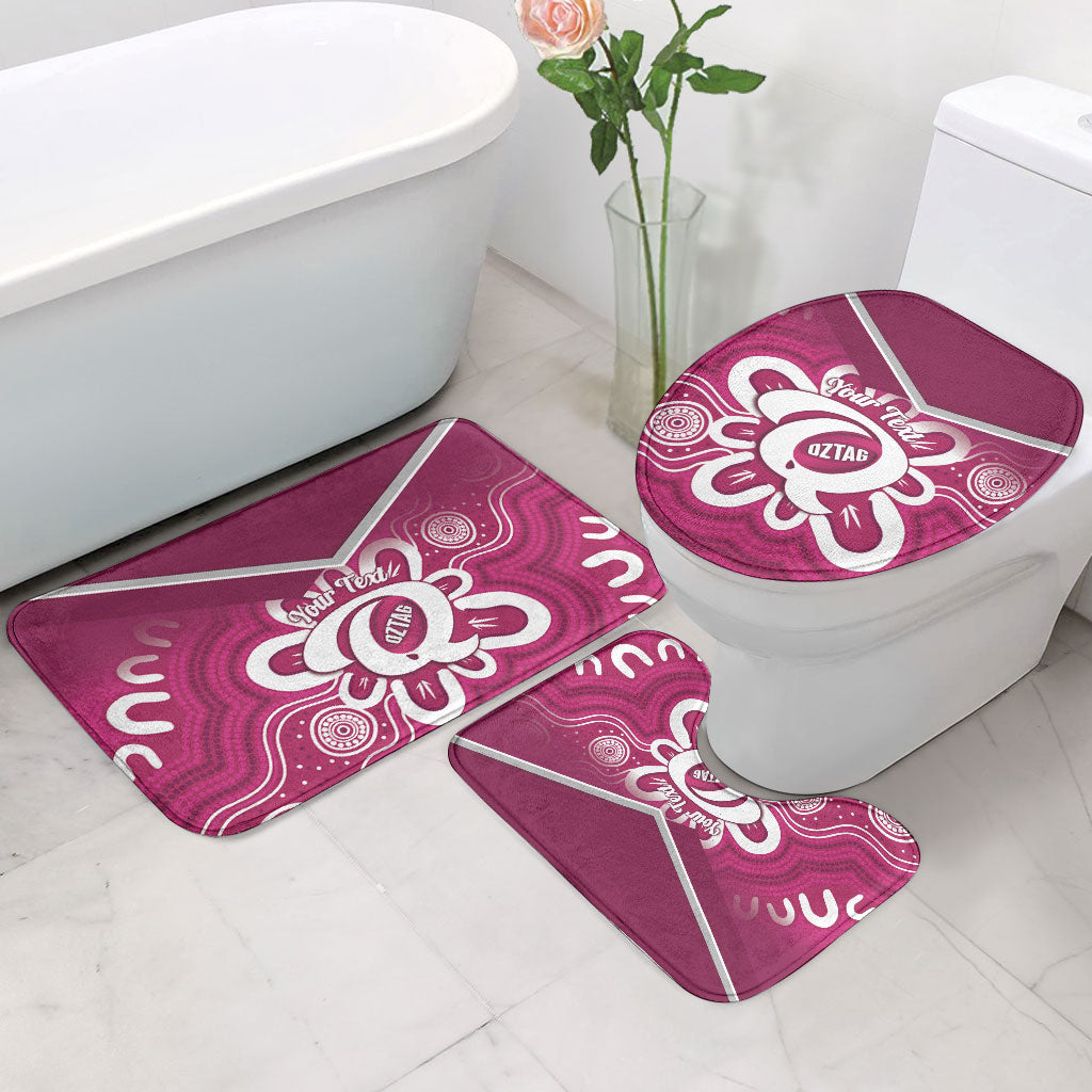 Queensland Oztag Custom Bathroom Set QLD Indigenous Art