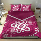 Queensland Oztag Custom Bedding Set QLD Indigenous Art