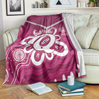 Queensland Oztag Custom Blanket QLD Indigenous Art