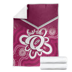 Queensland Oztag Custom Blanket QLD Indigenous Art