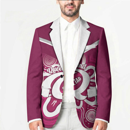 Queensland Oztag Custom Blazer QLD Indigenous Art