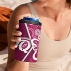 Queensland Oztag Custom 4 in 1 Can Cooler Tumbler QLD Indigenous Art