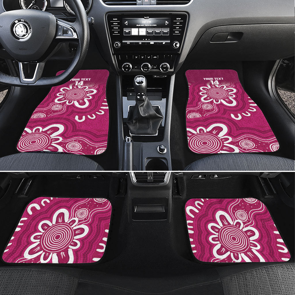 Queensland Oztag Custom Car Mats QLD Indigenous Art