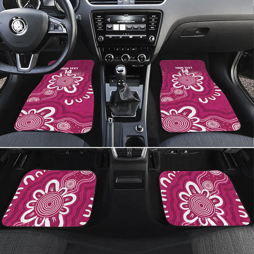 Queensland Oztag Custom Car Mats QLD Indigenous Art