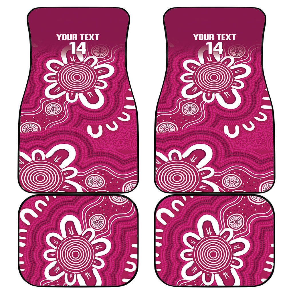 Queensland Oztag Custom Car Mats QLD Indigenous Art