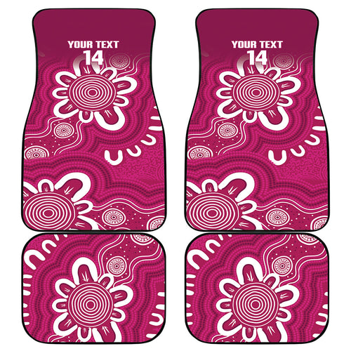 Queensland Oztag Custom Car Mats QLD Indigenous Art