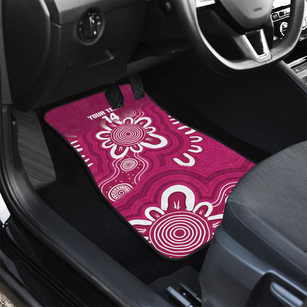 Queensland Oztag Custom Car Mats QLD Indigenous Art