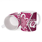 Queensland Oztag Custom Ceramic Mug QLD Indigenous Art