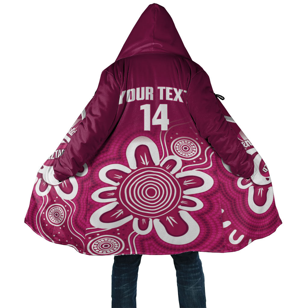 Queensland Oztag Custom Cloak QLD Indigenous Art