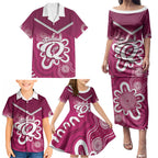 Queensland Oztag Custom Family Matching Puletasi and Hawaiian Shirt QLD Indigenous Art