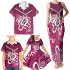 Queensland Oztag Custom Family Matching Tank Maxi Dress and Hawaiian Shirt QLD Indigenous Art