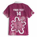 Queensland Oztag Custom Hawaiian Shirt QLD Indigenous Art
