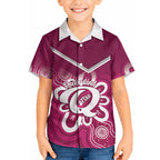 Queensland Oztag Custom Hawaiian Shirt QLD Indigenous Art