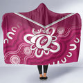 Queensland Oztag Custom Hooded Blanket QLD Indigenous Art