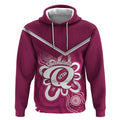 Queensland Oztag Custom Hoodie QLD Indigenous Art