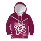 Queensland Oztag Custom Kid Hoodie QLD Indigenous Art
