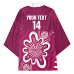 Queensland Oztag Custom Kimono QLD Indigenous Art