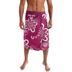 Queensland Oztag Custom Lavalava QLD Indigenous Art
