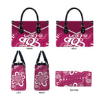 Queensland Oztag Custom Leather Bag QLD Indigenous Art