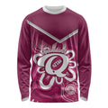 Queensland Oztag Custom Long Sleeve Shirt QLD Indigenous Art
