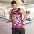 Queensland Oztag Custom Men Tank Top QLD Indigenous Art
