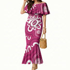 Queensland Oztag Custom Mermaid Dress QLD Indigenous Art