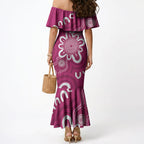 Queensland Oztag Custom Mermaid Dress QLD Indigenous Art