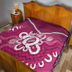 Queensland Oztag Custom Quilt QLD Indigenous Art