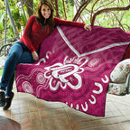 Queensland Oztag Custom Quilt QLD Indigenous Art
