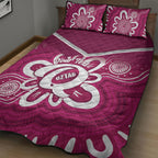 Queensland Oztag Custom Quilt Bed Set QLD Indigenous Art