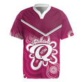 Queensland Oztag Custom Rugby Jersey QLD Indigenous Art