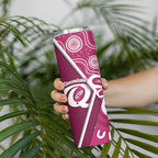 Queensland Oztag Custom Skinny Tumbler QLD Indigenous Art